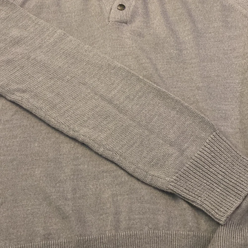 Banana Republic Merino Extra Fine Wool 1/4 Button Sweater